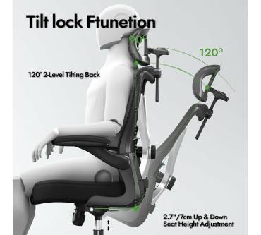 Produktbild Tralt Ergonomischer Bürostuhl