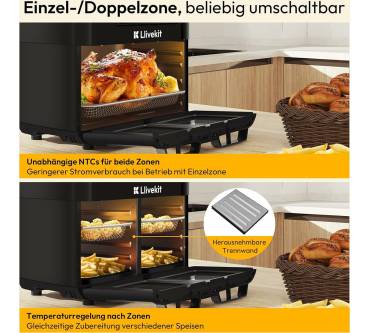 Produktbild Llivekit Heißluftfritteuse 15L