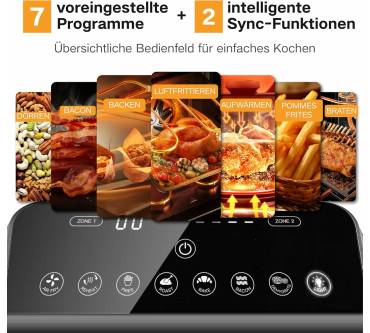 Produktbild Llivekit Heißluftfritteuse 10L Double Stack