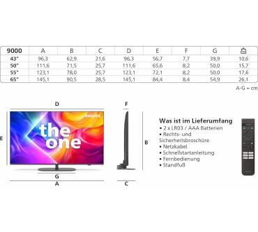 Produktbild Philips 65PUS9000