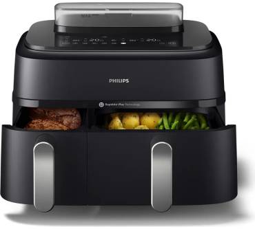 Produktbild Philips Airfryer 5000 Series Steam Dual Basket NA552/00