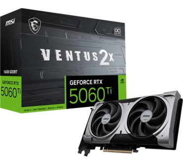 Produktbild MSI GeForce RTX 5060 Ti 16G Ventus 2X OC Plus