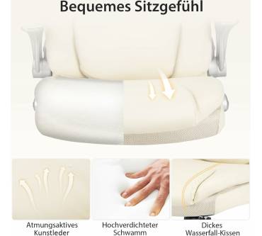 Produktbild Costway Chefsessel aus Kunstleder