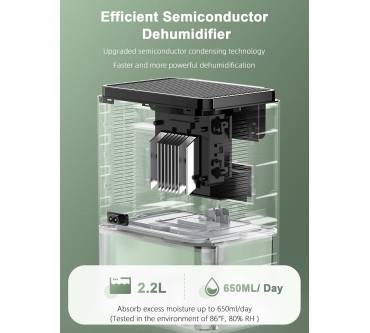 Produktbild Tukima Luftentfeuchter Elektrisch 650 ml