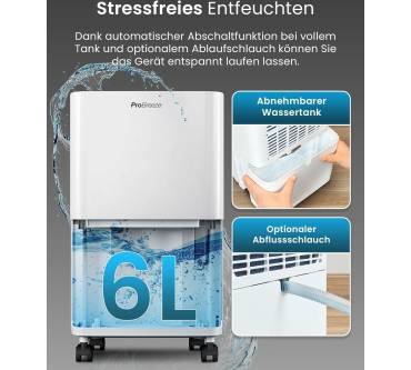 Produktbild ProBreeze 6L Kompakt-Luftentfeuchter
