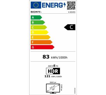 Produktbild Sony K-85XR55