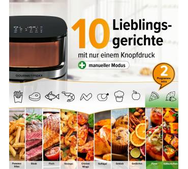 Produktbild Gourmetmaxx Heißluftfritteuse 7,5 L