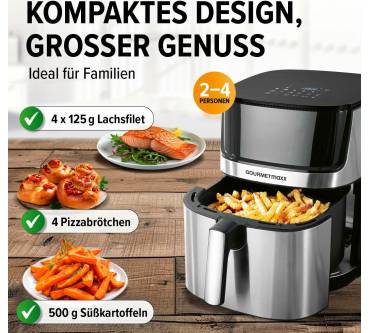 Produktbild Gourmetmaxx Heißluftfritteuse 7,5 L
