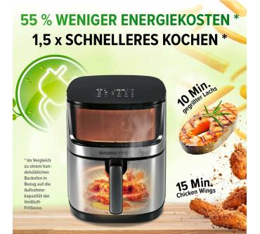Produktbild Gourmetmaxx Heißluftfritteuse 7,5 L