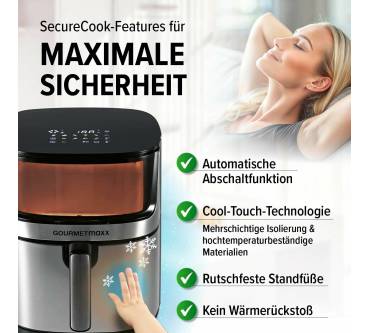 Produktbild Gourmetmaxx Heißluftfritteuse 7,5 L