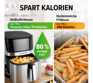 Produktbild Gourmetmaxx Heißluftfritteuse 7,5 L