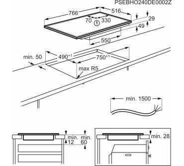 Produktbild AEG Serie 5000 Induktion TO84IA0FXB