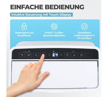 Produktbild Klamer Luftentfeuchter 20L Wifi