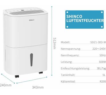 Produktbild Shinco SDZ1-30D WIFI 30L