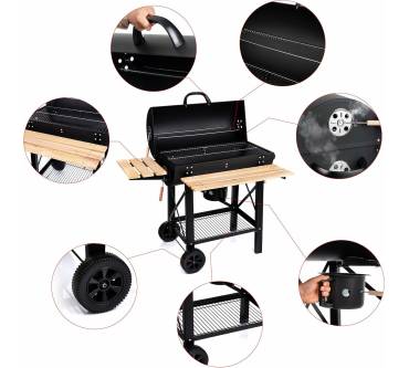 Produktbild Lehmann Holzkohlegrill mit Grillrost XL