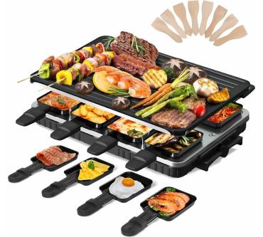 Produktbild HengBO 2-in-1 Raclette Grill 8 Personen