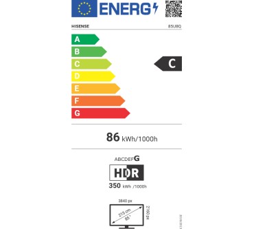Produktbild Hisense 85U8Q