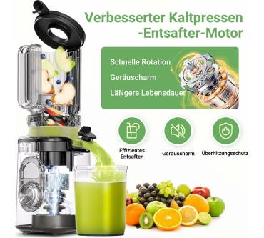 Produktbild Aobosi Slow Juicer mit 110 mm-Öffnung
