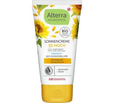 Produktbild Rossmann / Alterra Sonnencreme Bio-Sonnenblume 50