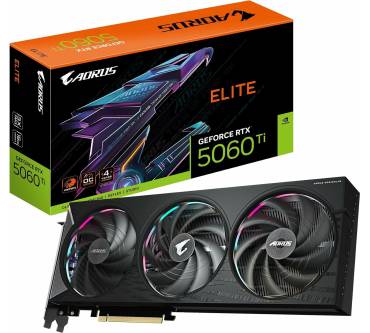 Produktbild GigaByte Aorus GeForce RTX 5060 Ti Elite 16G