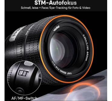 Produktbild Rollei AF 85 mm F/1.8