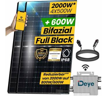 Produktbild EPP Solar 2000 W Balkonkraftwerk (4 x 500 W)