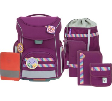 Produktbild Lässig Schulranzen Set 7-teilig Slim - Unique