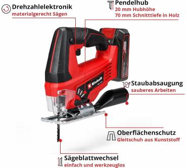 Produktbild Einhell TC-JS 18/70 Li