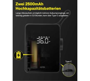 Produktbild Hoto Akku Luftpumpe