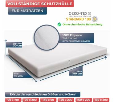 Produktbild Wrappybag Matratzenschoner Anti-Bettwanzen & Hausstaubmilben