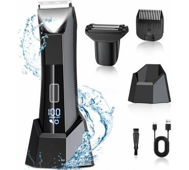 Produktbild Houpoo 2-In-1 Intimrasierer mit LED Anzeige & Licht