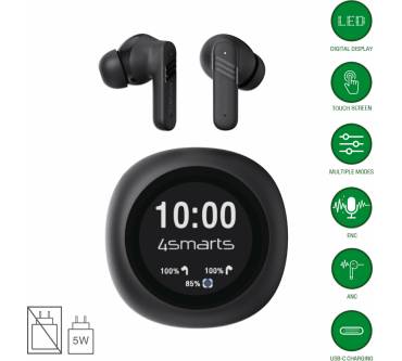 Produktbild 4smarts SkyBuds Pro Screen Pro ANC