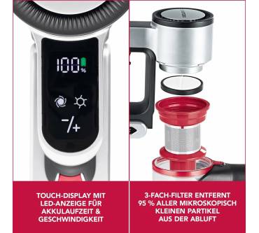 Produktbild Clean Maxx Akku-Zyklon-Staubsauger Digital-Display (12920)