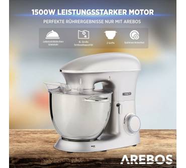 Produktbild Arebos Küchenmaschine 1500W (8 Liter)