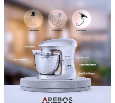 Produktbild Arebos Küchenmaschine 1500W (8 Liter)