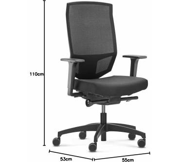 Produktbild Dauphin @Just evo mesh Netz-Rückenlehne