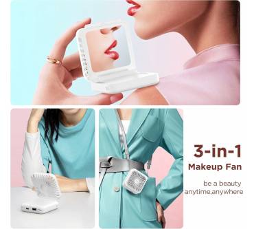 Produktbild EasyAcc Tischventilator mit Spiegel