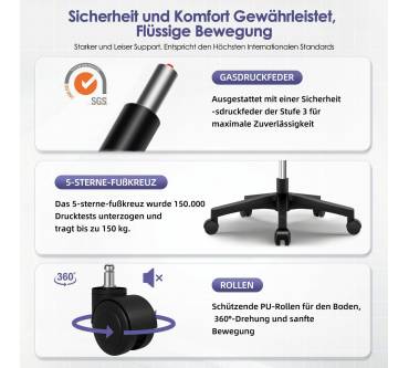 Produktbild Daccormax Chefsessel aus Mesh, Ergonomischer Schreibtischstuhl