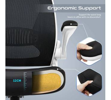 Produktbild IWMH Eino Bürostuhl mit hoher Rückenlehne aus Netzgewebe-klassisch