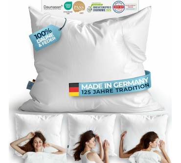 Produktbild Glückstoff Daunenkissen