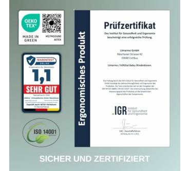 Produktbild Limarmo hERZtal Orthopädisches Kinder-/Babykissen