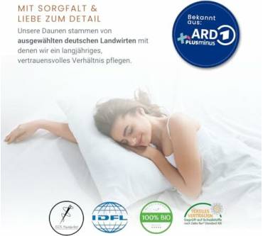 Produktbild Klosterdorf Bettenmanufaktur Dreikammer Kopfkissen „fürstlich“