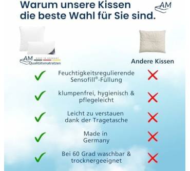 Produktbild DormiGood Premium Mikrofaser Kissen