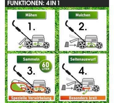 Produktbild Brast Benzin Rasenmäher 18170 E-START Speed
