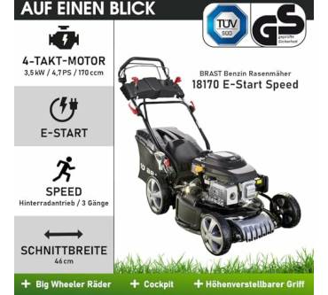 Produktbild Brast Benzin Rasenmäher 18170 E-START Speed