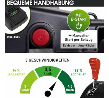 Produktbild Brast Benzin Rasenmäher 18170 E-START Speed