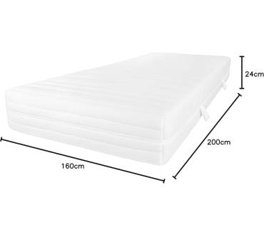 Produktbild AM-Qualitätsmatratzen Premium Visco-Taschenfederkernmatratze