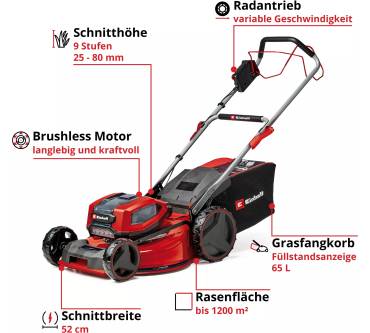 Produktbild Einhell GP-CM 36/52 S Li BL