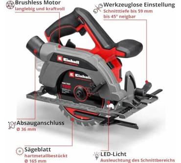 Produktbild Einhell TP-CS 18/165 Li BL