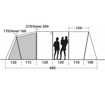 Produktbild Outwell Carolina 6